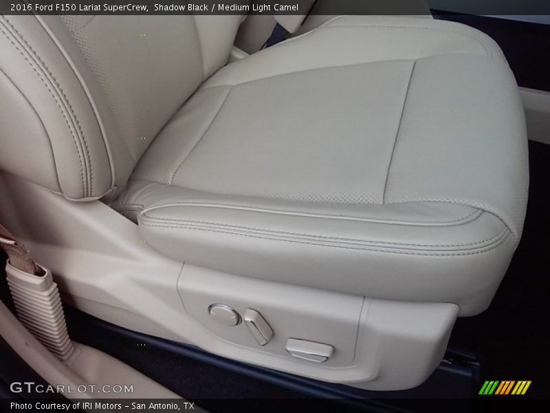 Shadow Black / Medium Light Camel 2016 Ford F150 Lariat SuperCrew
