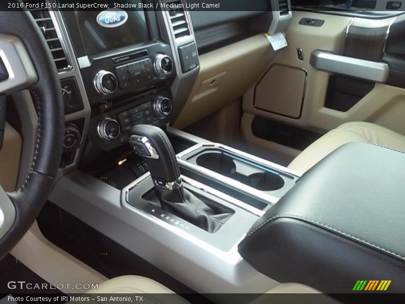 Shadow Black / Medium Light Camel 2016 Ford F150 Lariat SuperCrew