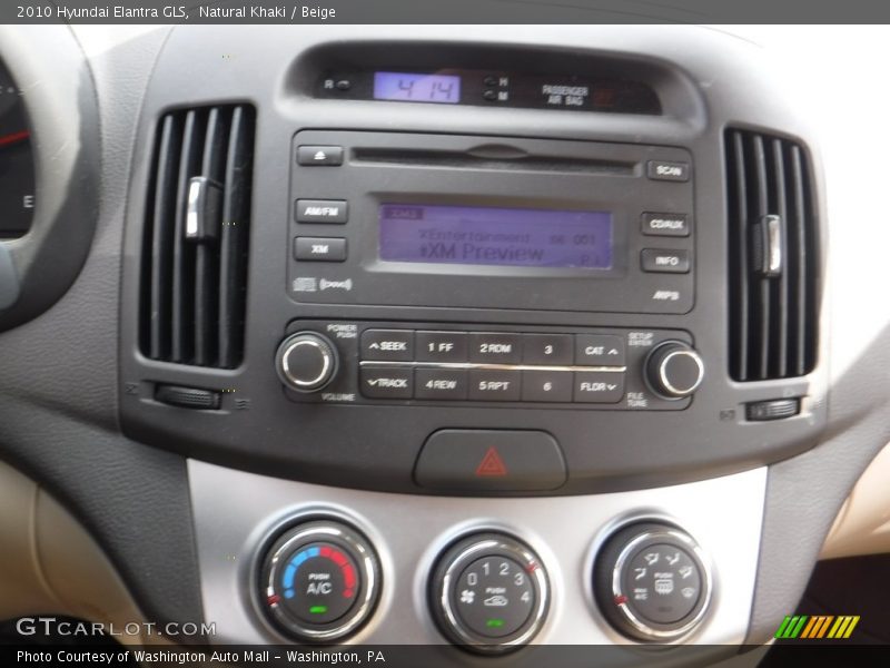 Natural Khaki / Beige 2010 Hyundai Elantra GLS