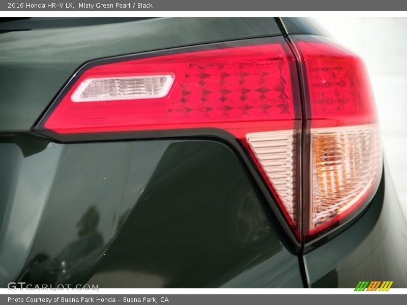 Misty Green Pearl / Black 2016 Honda HR-V LX