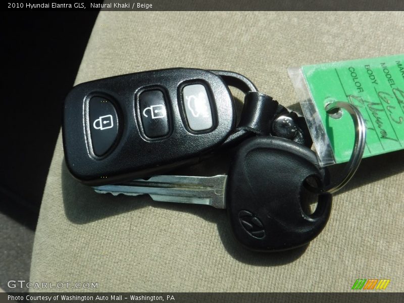 Natural Khaki / Beige 2010 Hyundai Elantra GLS