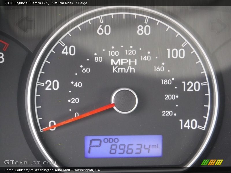 Natural Khaki / Beige 2010 Hyundai Elantra GLS