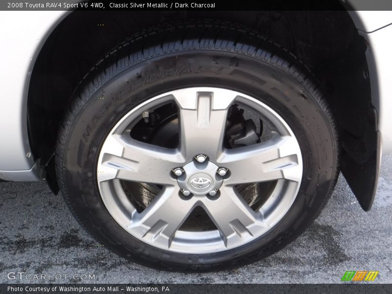 Classic Silver Metallic / Dark Charcoal 2008 Toyota RAV4 Sport V6 4WD