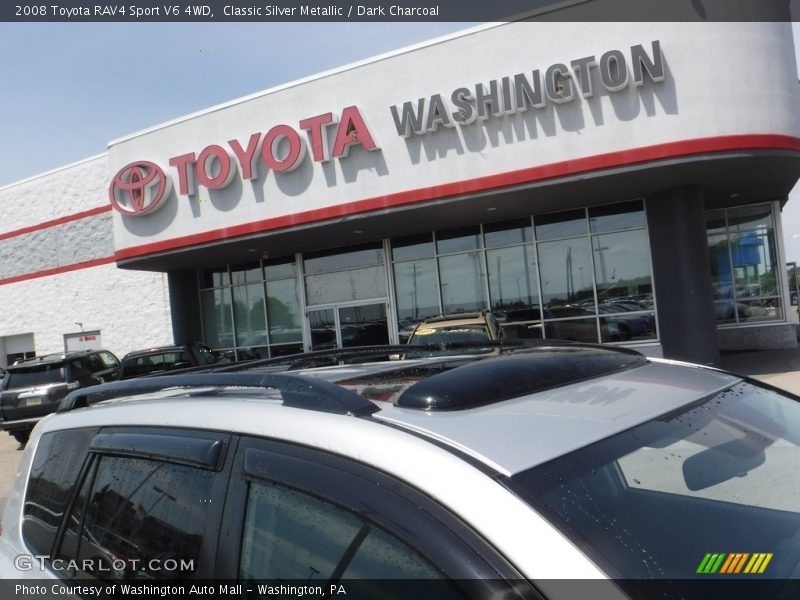 Classic Silver Metallic / Dark Charcoal 2008 Toyota RAV4 Sport V6 4WD