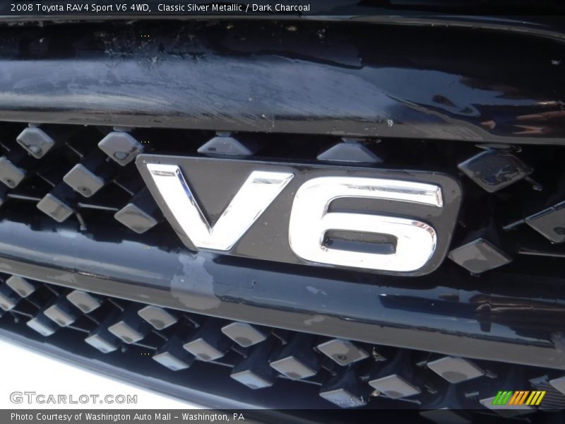 Classic Silver Metallic / Dark Charcoal 2008 Toyota RAV4 Sport V6 4WD