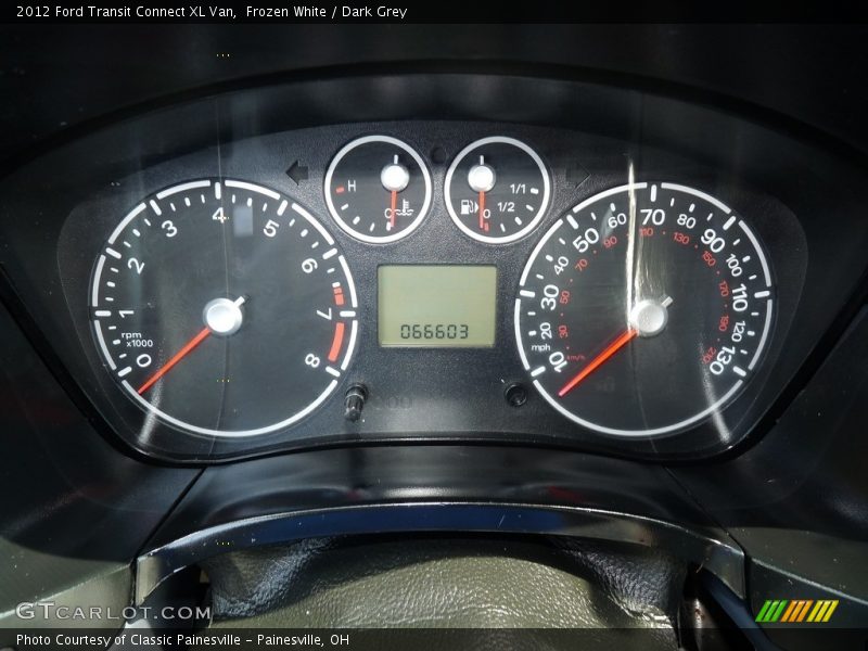Frozen White / Dark Grey 2012 Ford Transit Connect XL Van