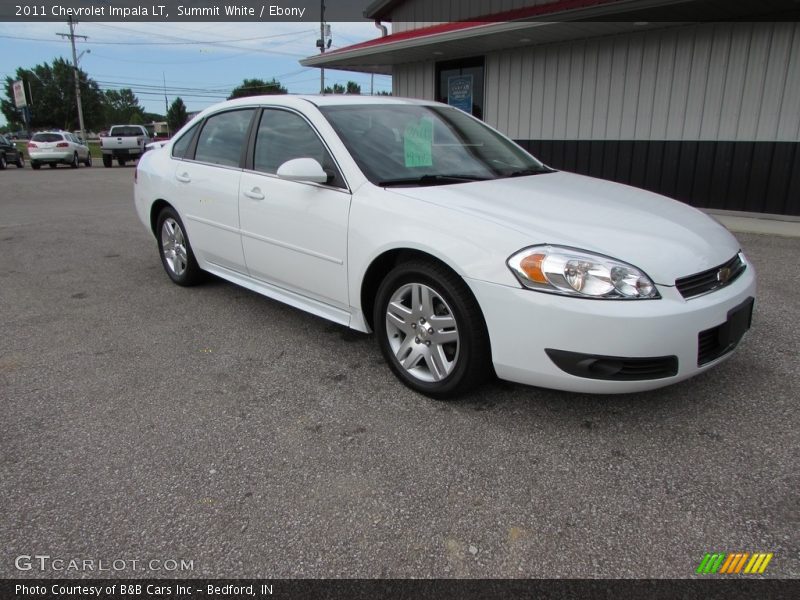 Summit White / Ebony 2011 Chevrolet Impala LT