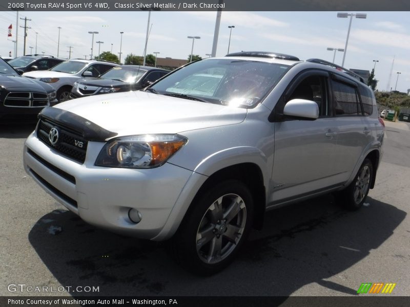 Classic Silver Metallic / Dark Charcoal 2008 Toyota RAV4 Sport V6 4WD