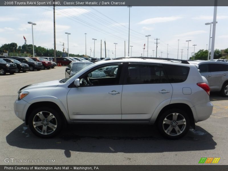 Classic Silver Metallic / Dark Charcoal 2008 Toyota RAV4 Sport V6 4WD