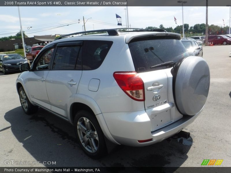 Classic Silver Metallic / Dark Charcoal 2008 Toyota RAV4 Sport V6 4WD