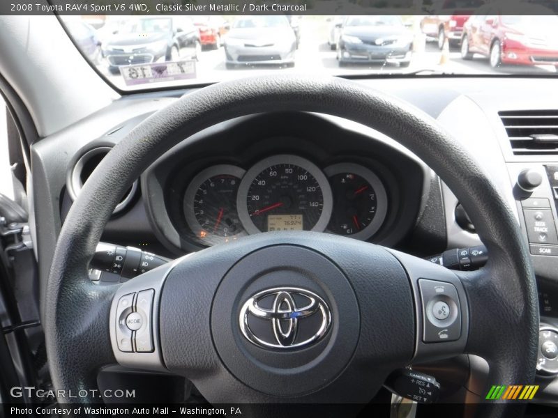 Classic Silver Metallic / Dark Charcoal 2008 Toyota RAV4 Sport V6 4WD