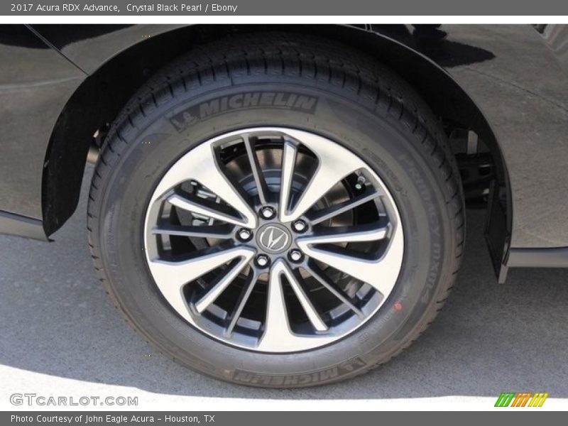 Crystal Black Pearl / Ebony 2017 Acura RDX Advance