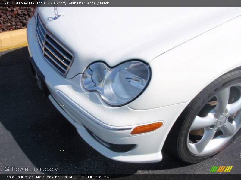 Alabaster White / Black 2006 Mercedes-Benz C 230 Sport