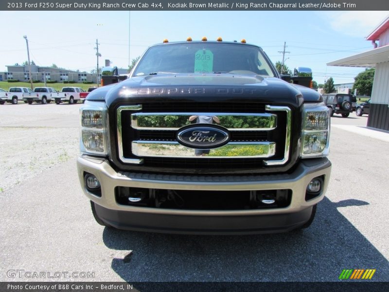 Kodiak Brown Metallic / King Ranch Chaparral Leather/Adobe Trim 2013 Ford F250 Super Duty King Ranch Crew Cab 4x4