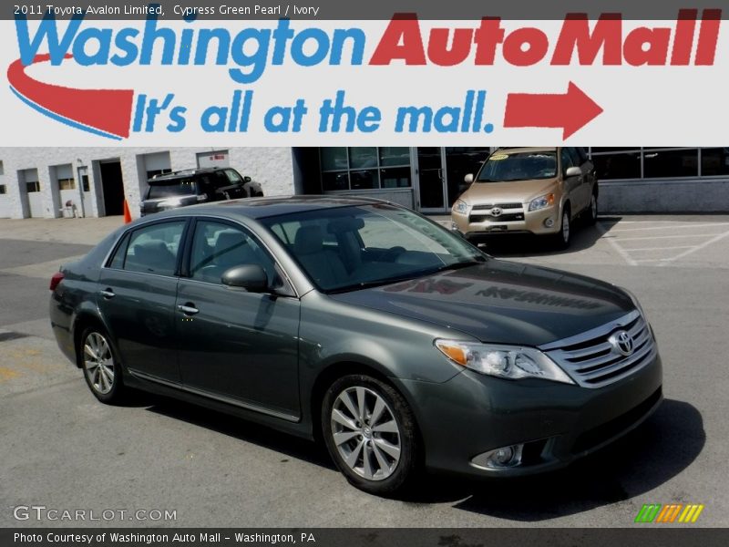 Cypress Green Pearl / Ivory 2011 Toyota Avalon Limited