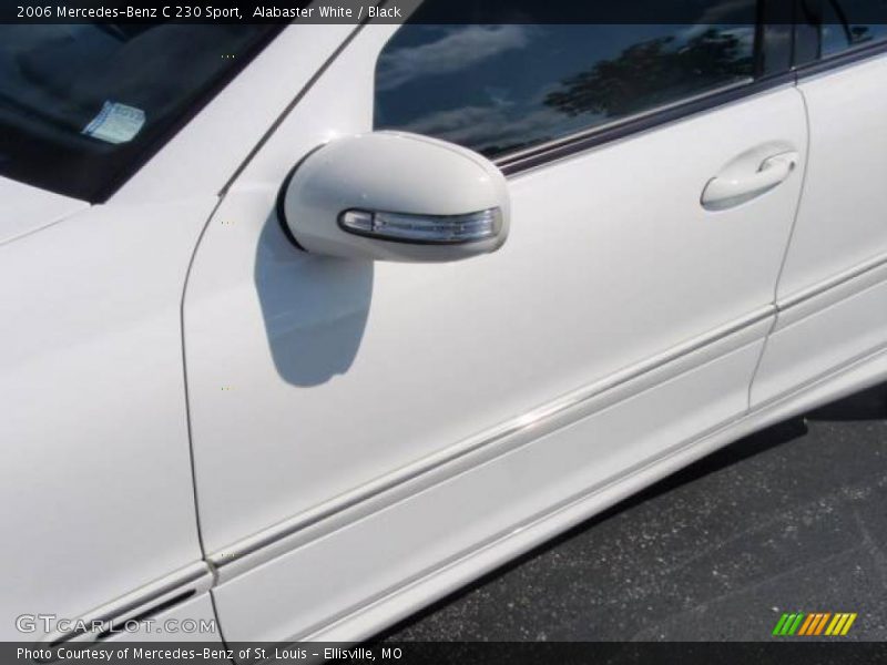 Alabaster White / Black 2006 Mercedes-Benz C 230 Sport