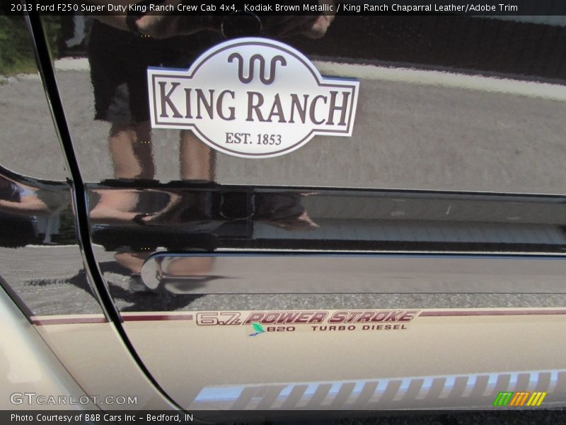 Kodiak Brown Metallic / King Ranch Chaparral Leather/Adobe Trim 2013 Ford F250 Super Duty King Ranch Crew Cab 4x4