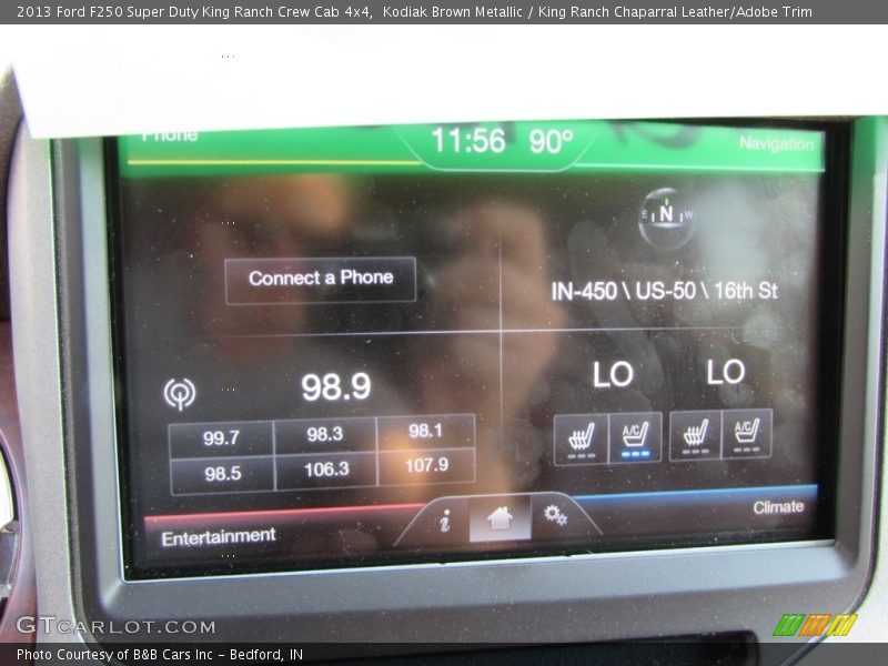 Kodiak Brown Metallic / King Ranch Chaparral Leather/Adobe Trim 2013 Ford F250 Super Duty King Ranch Crew Cab 4x4