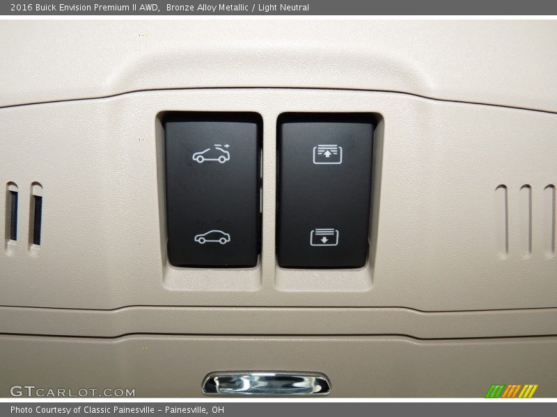 Controls of 2016 Envision Premium II AWD