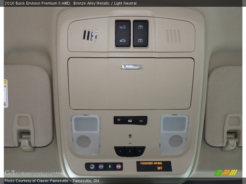 Controls of 2016 Envision Premium II AWD