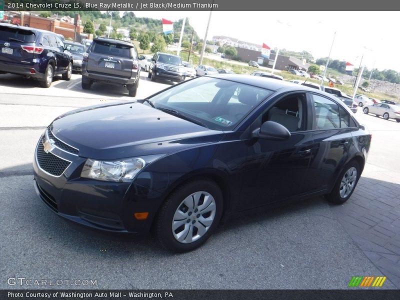 Blue Ray Metallic / Jet Black/Medium Titanium 2014 Chevrolet Cruze LS