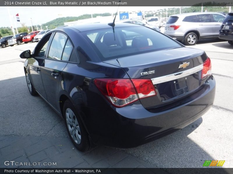 Blue Ray Metallic / Jet Black/Medium Titanium 2014 Chevrolet Cruze LS