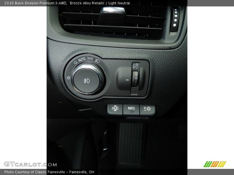 Controls of 2016 Envision Premium II AWD