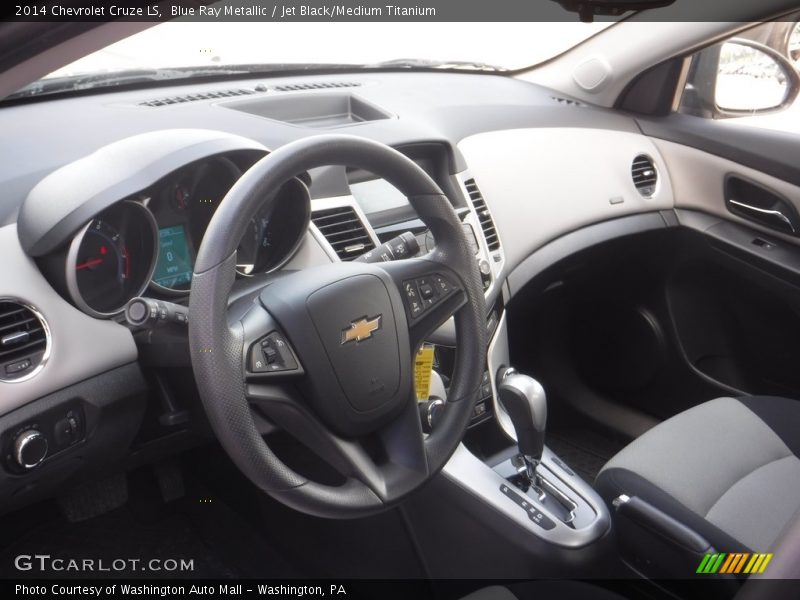 Blue Ray Metallic / Jet Black/Medium Titanium 2014 Chevrolet Cruze LS