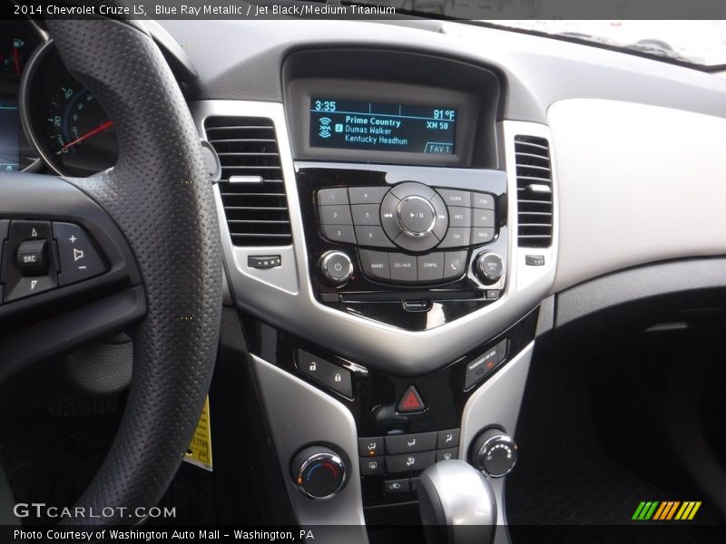 Blue Ray Metallic / Jet Black/Medium Titanium 2014 Chevrolet Cruze LS
