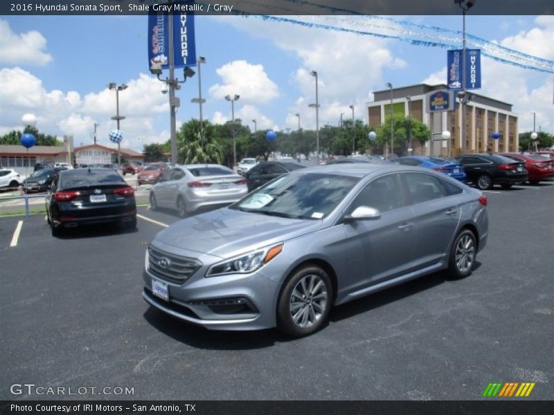 Shale Gray Metallic / Gray 2016 Hyundai Sonata Sport