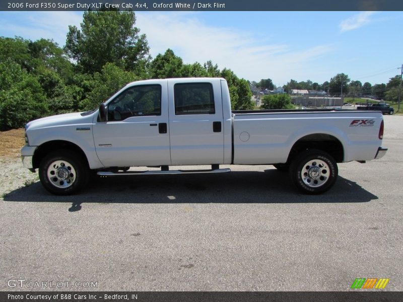 Oxford White / Dark Flint 2006 Ford F350 Super Duty XLT Crew Cab 4x4