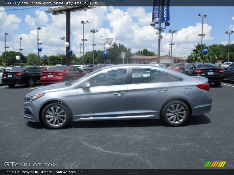 Shale Gray Metallic / Gray 2016 Hyundai Sonata Sport