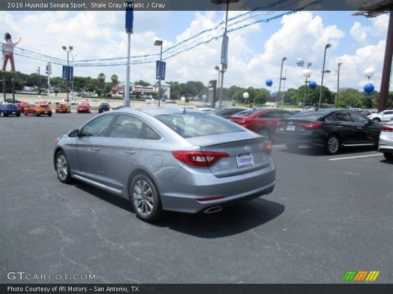 Shale Gray Metallic / Gray 2016 Hyundai Sonata Sport