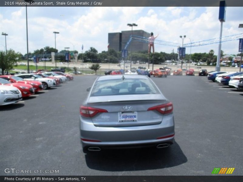 Shale Gray Metallic / Gray 2016 Hyundai Sonata Sport