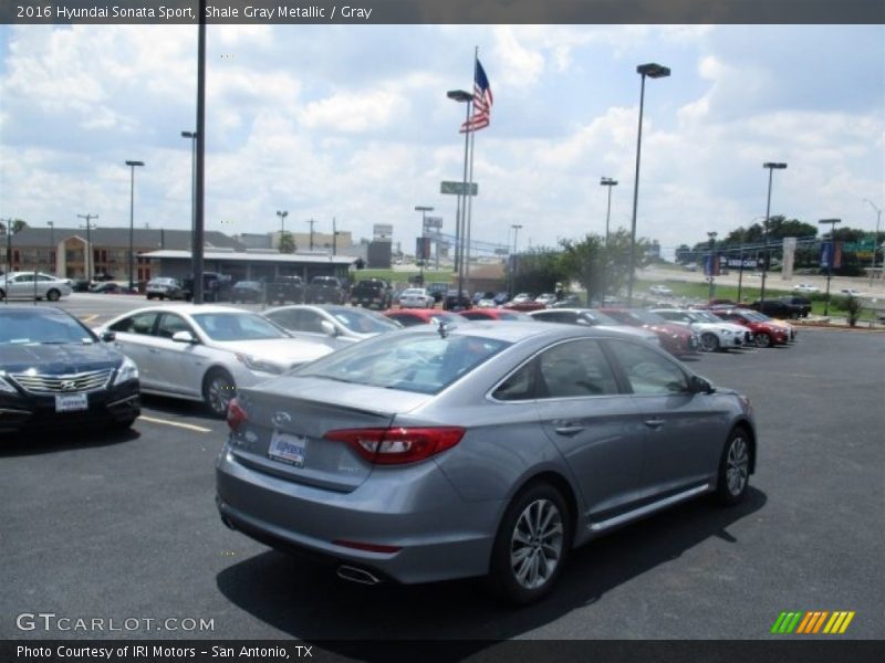 Shale Gray Metallic / Gray 2016 Hyundai Sonata Sport