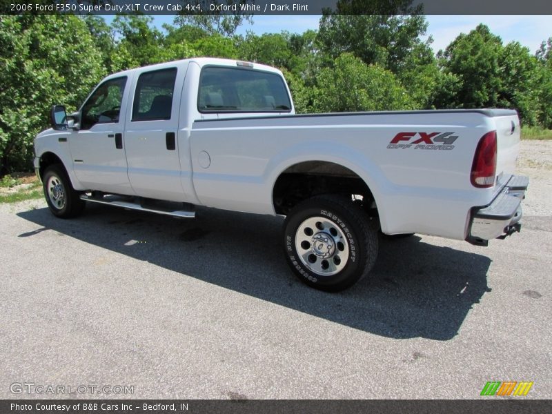 Oxford White / Dark Flint 2006 Ford F350 Super Duty XLT Crew Cab 4x4
