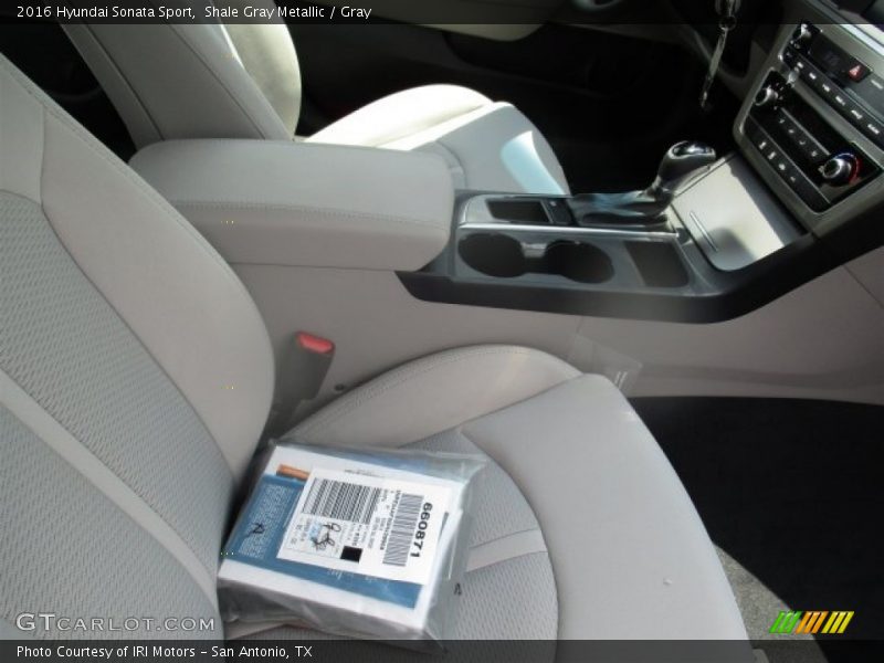 Shale Gray Metallic / Gray 2016 Hyundai Sonata Sport