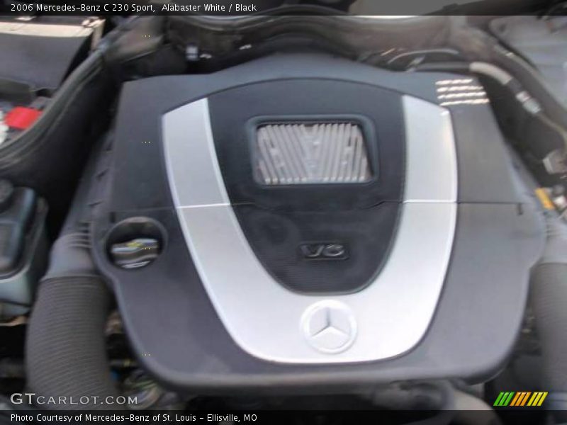 Alabaster White / Black 2006 Mercedes-Benz C 230 Sport