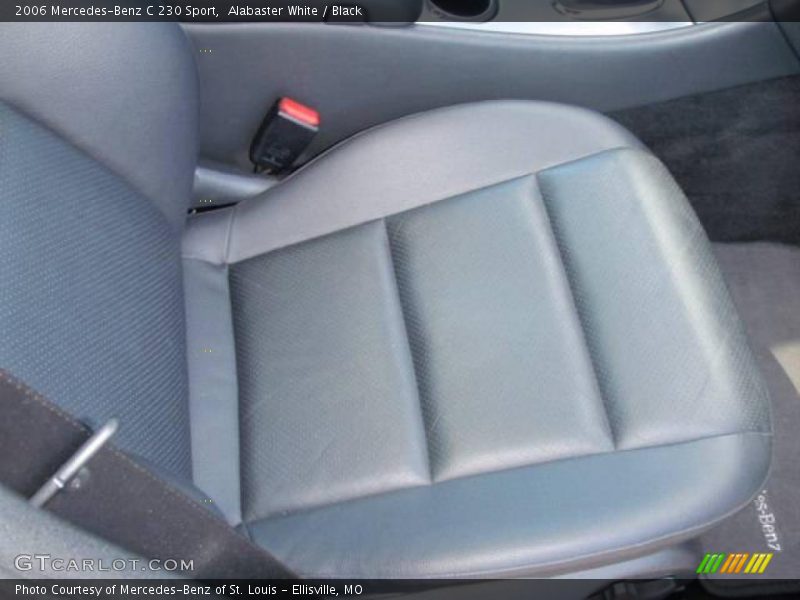 Alabaster White / Black 2006 Mercedes-Benz C 230 Sport
