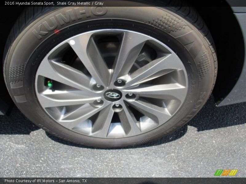 Shale Gray Metallic / Gray 2016 Hyundai Sonata Sport