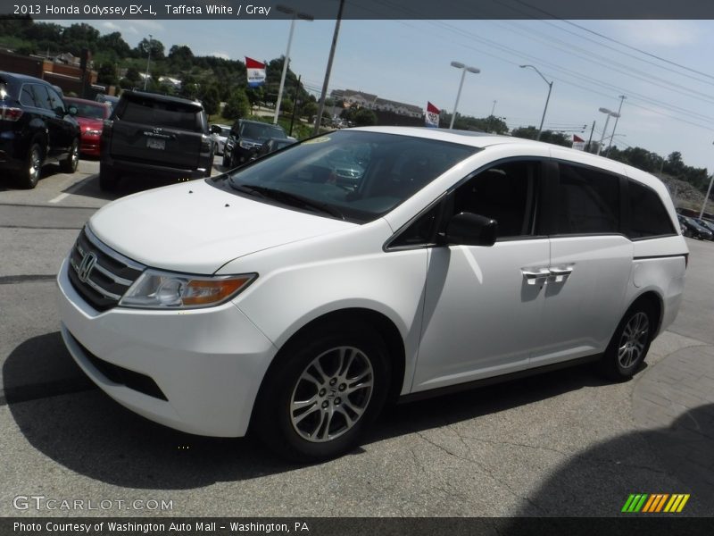 Taffeta White / Gray 2013 Honda Odyssey EX-L