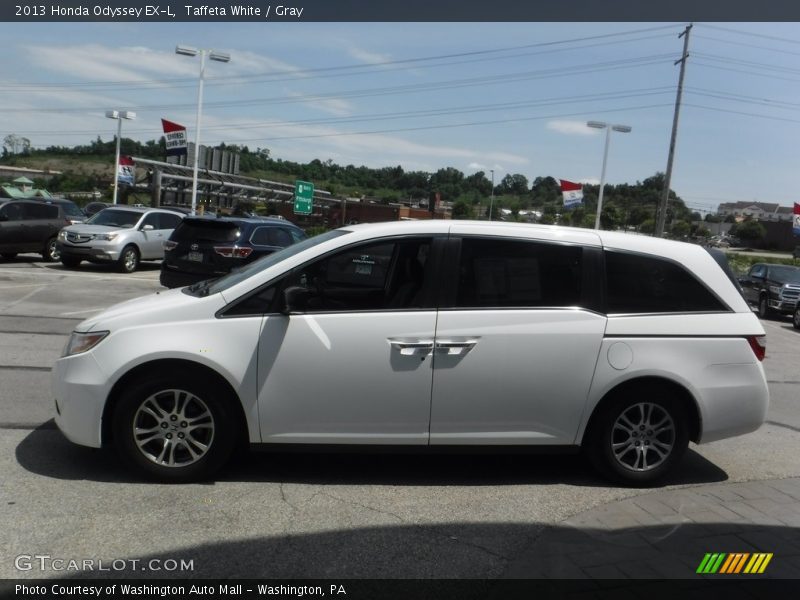 Taffeta White / Gray 2013 Honda Odyssey EX-L