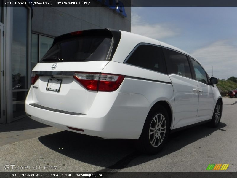 Taffeta White / Gray 2013 Honda Odyssey EX-L