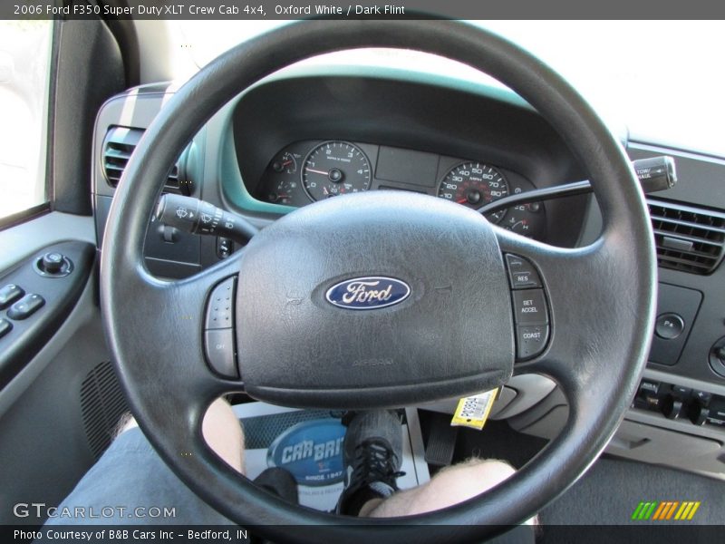 Oxford White / Dark Flint 2006 Ford F350 Super Duty XLT Crew Cab 4x4