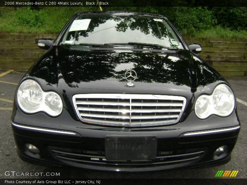 Black / Black 2006 Mercedes-Benz C 280 4Matic Luxury