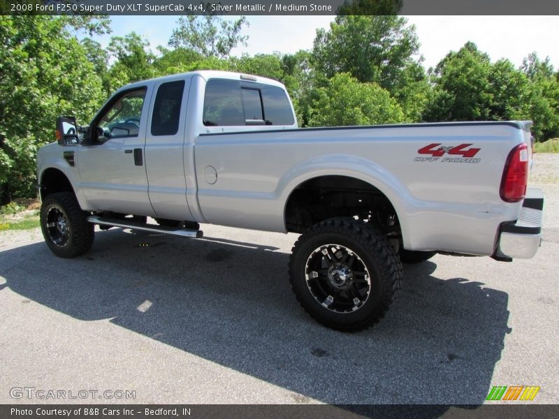 Silver Metallic / Medium Stone 2008 Ford F250 Super Duty XLT SuperCab 4x4