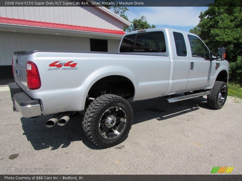 Silver Metallic / Medium Stone 2008 Ford F250 Super Duty XLT SuperCab 4x4