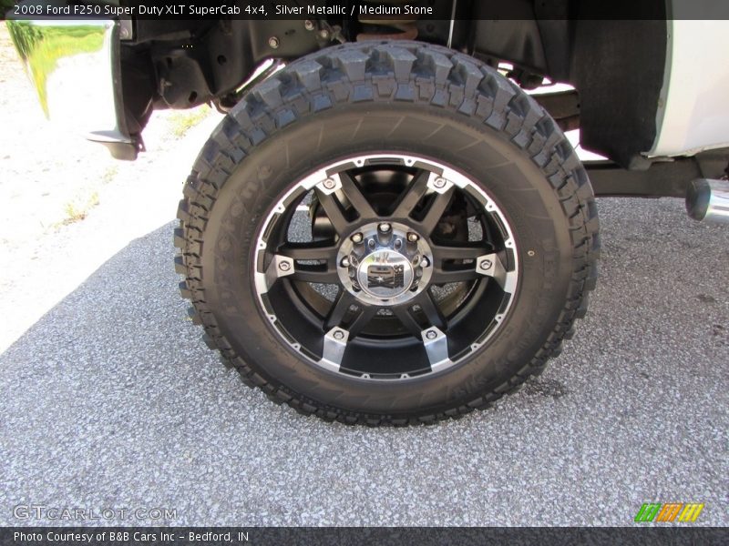 Silver Metallic / Medium Stone 2008 Ford F250 Super Duty XLT SuperCab 4x4