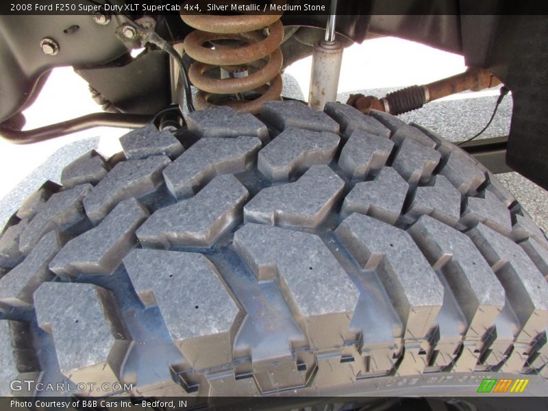 Silver Metallic / Medium Stone 2008 Ford F250 Super Duty XLT SuperCab 4x4