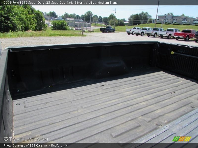Silver Metallic / Medium Stone 2008 Ford F250 Super Duty XLT SuperCab 4x4